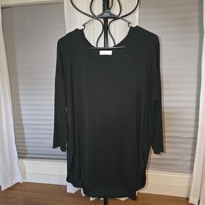 Babaton Black Crew Neck Top